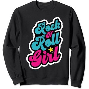 Retro Design Women's Rock N Roll Retro Costume Sweatshirt SZ L:NWOT